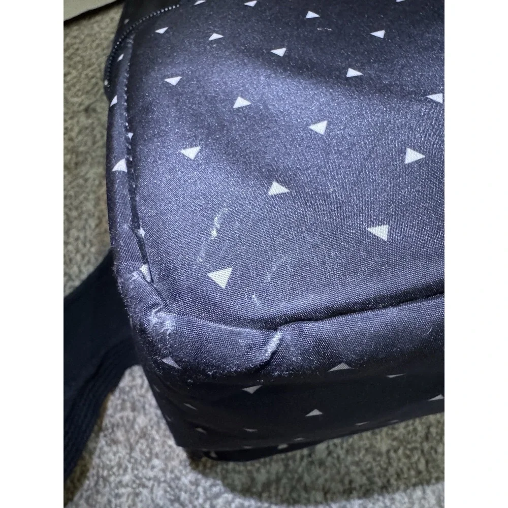 Petunia Pickle Bottom Axis Geometric‎ Print Diaper Backpack Black